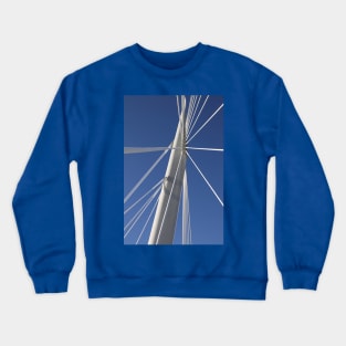 Abstract Bridge Lines, Winnipeg, Manitoba, Canada Crewneck Sweatshirt